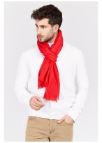 Foulard uni Emmanuelle Khanh-Rouge