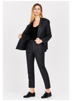 Veste tailleur slim fit Emmanuelle Khanh-Gris - 4070F-306
