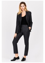 Veste tailleur slim fit Emmanuelle Khanh-Gris - 4070F-306