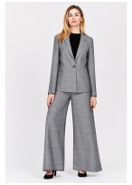 Veste tailleur slim fit Emmanuelle Khanh-Gris chiné - 5241-61