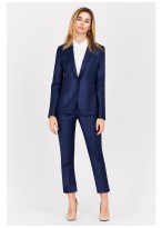Pantalon slim fit Emmanuelle Khanh-Bleu roi - 444450