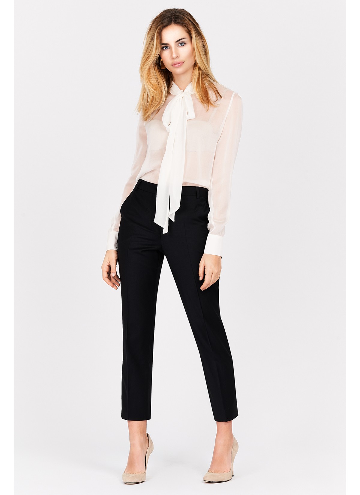 Pantalon slim fit Emmanuelle Khanh-Noir - 6K001101