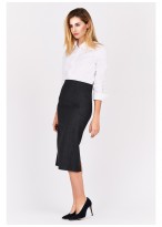 Pencil skirt Emmanuelle khanh-Carreaux gris - 56-0143-3