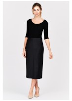 Jupe crayon Emmanuelle khanh-Noir - 6K001101