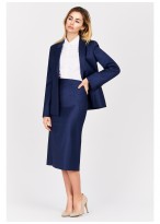 Jupe crayon Emmanuelle khanh-Bleu roi - 444450
