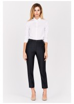 Pantalon slim fit Emmanuelle Khanh-Gris anthracite - 91701-1-1