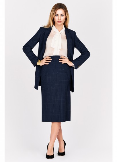 Veste tailleur semi-slim fit Emmanuelle Khanh