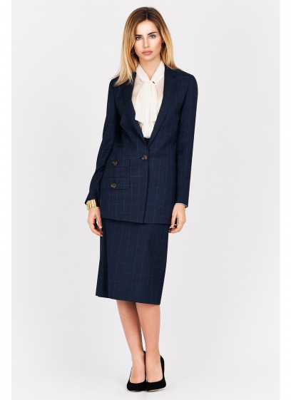 Veste tailleur semi-slim fit Emmanuelle Khanh