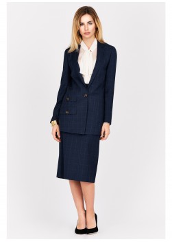 Veste tailleur semi-slim fit Emmanuelle Khanh