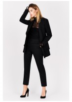 Veste tailleur semi-slim fit Emmanuelle Khanh-Noir - 3266-2-5