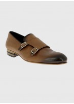 Mocassin en cuir Emmanuelle Khanh-29210 - Whisky