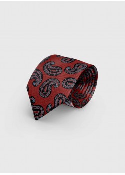 Paisley silk tie by Emmanuelle Khanh