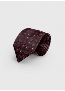 Paisley silk tie by Emmanuelle Khanh