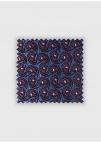 Cravate en soie à motif cashmere Emmanuelle Khanh -Cashemere violet rose