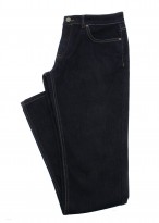 Jean regular fit en denim bleu brut Emmanuelle khanh