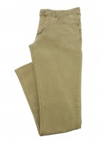 Jean regular fit en denim teint  Emmanuelle khanh-Beige foncé