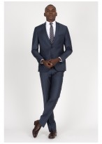 Costume slim fit Emmanuelle Khanh-Bleu roi - 444450