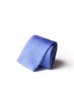 Cravate tricot bleu ciel  Emmanuelle Khanh