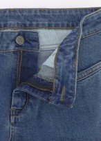 Jean regular fit en denim indigo Emmanuelle khanh