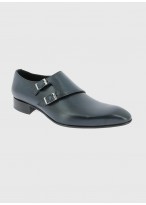 Mocassin en cuir Emmanuelle Khanh-Bleu marine