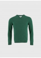 Pull col V en laine Emmanuelle khanh_94 - Bouteille