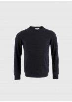 Pull col rond en laine Emmanuelle Khanh_ 24 - Gris anthracite
