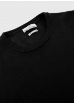Pull col rond en laine Emmanuelle Khanh_ 01 - Noir