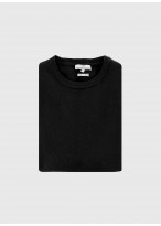 Pull col rond en laine Emmanuelle Khanh_ 01 - Noir