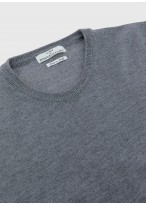 Pull col rond en laine Emmanuelle Khanh_ 22 - Gris moyen