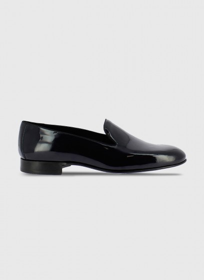 Slippers en cuir vernis Emmanuelle Khanh