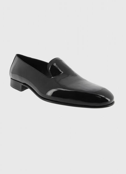 Slippers en cuir vernis Emmanuelle Khanh