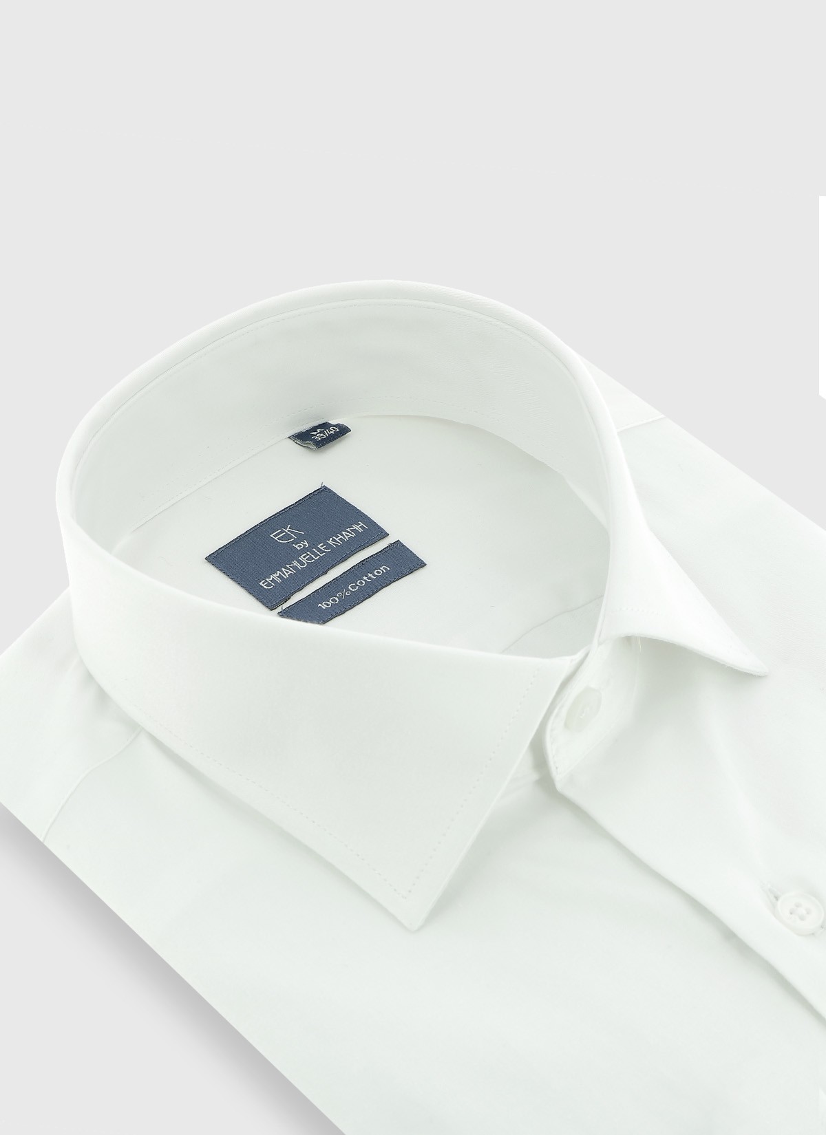 Chemise regular col italien Emmanuelle Khanh 