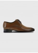 Leather Derby Shoe Emmanuelle Khanh 29372Whisky