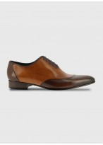 Richelieu en cuir Emmanuelle Khanh-Acajou - 6509