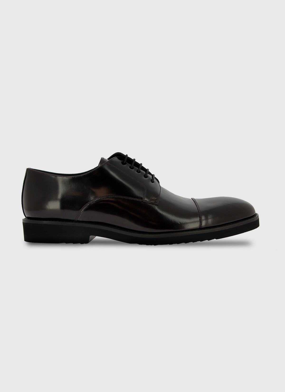 Derby en cuir Sevenson-Bordeau