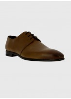 Derby en cuir Sevenson-Marron