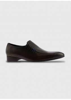 Richelieu asymétrique en cuir Emmanuelle Khanh