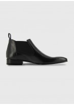 Bottines chelsea en cuir Emmanuelle Khanh_ 01 Noir