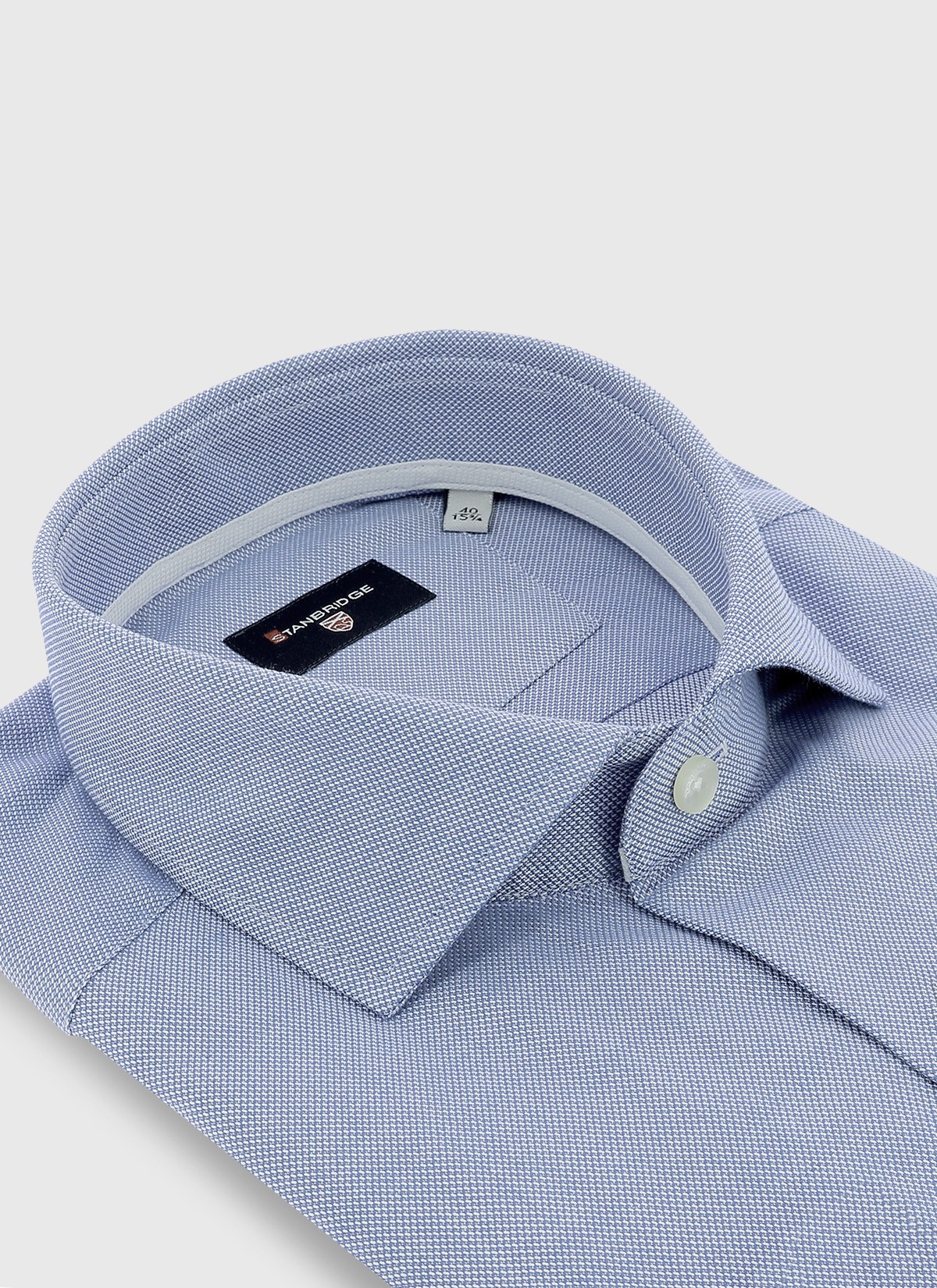 Chemise regular col italien Stanbridge-WHITE4