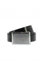 Ceinture en cuir vernis boucle plate Emmanuelle Khanh