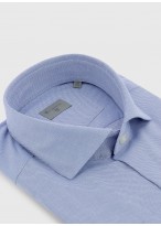 Chemise regular col italien Stanbridge-BLEU03