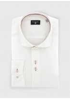 Chemise regular col italien Stanbridge-RED1