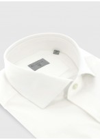 Chemise regular col italien Stanbridge-BLANC01
