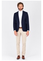Veste slim fit Lanificio F.LLI Cerruti DAL 19881-Bleu marine - 7265/4004/1