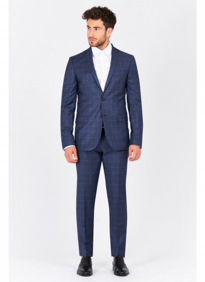 Costume slim fit T.G di Fabio-Bleu - 13F60/12/7