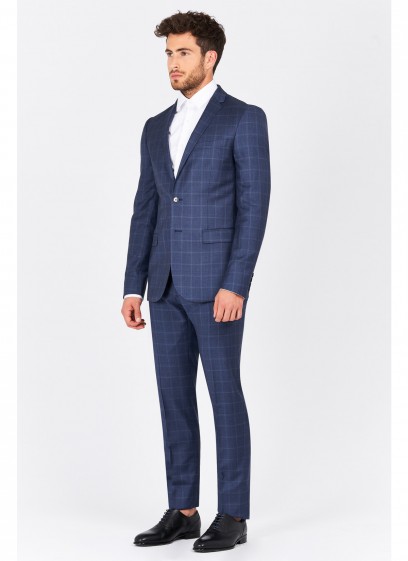 Costume slim fit T.G di Fabio-Bleu - 13F60/12/7