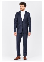 Costume slim fit T.G di Fabio-Bleu marine - 13F62/21/6