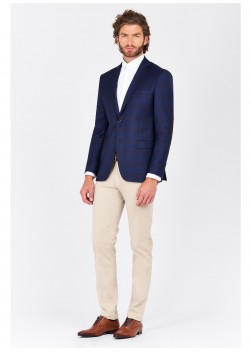 Veste slim fit Lanificio F.ILLI Cerruti DAL 1881-Bleu - 2801/30