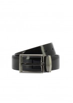 Ceinture en cuir vernis boucle à ardillon Emmanuelle Khanh