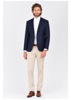 Veste slim fit Lanificio F.ILLI cerruti DAL 1881-Bleu - 2801/4012